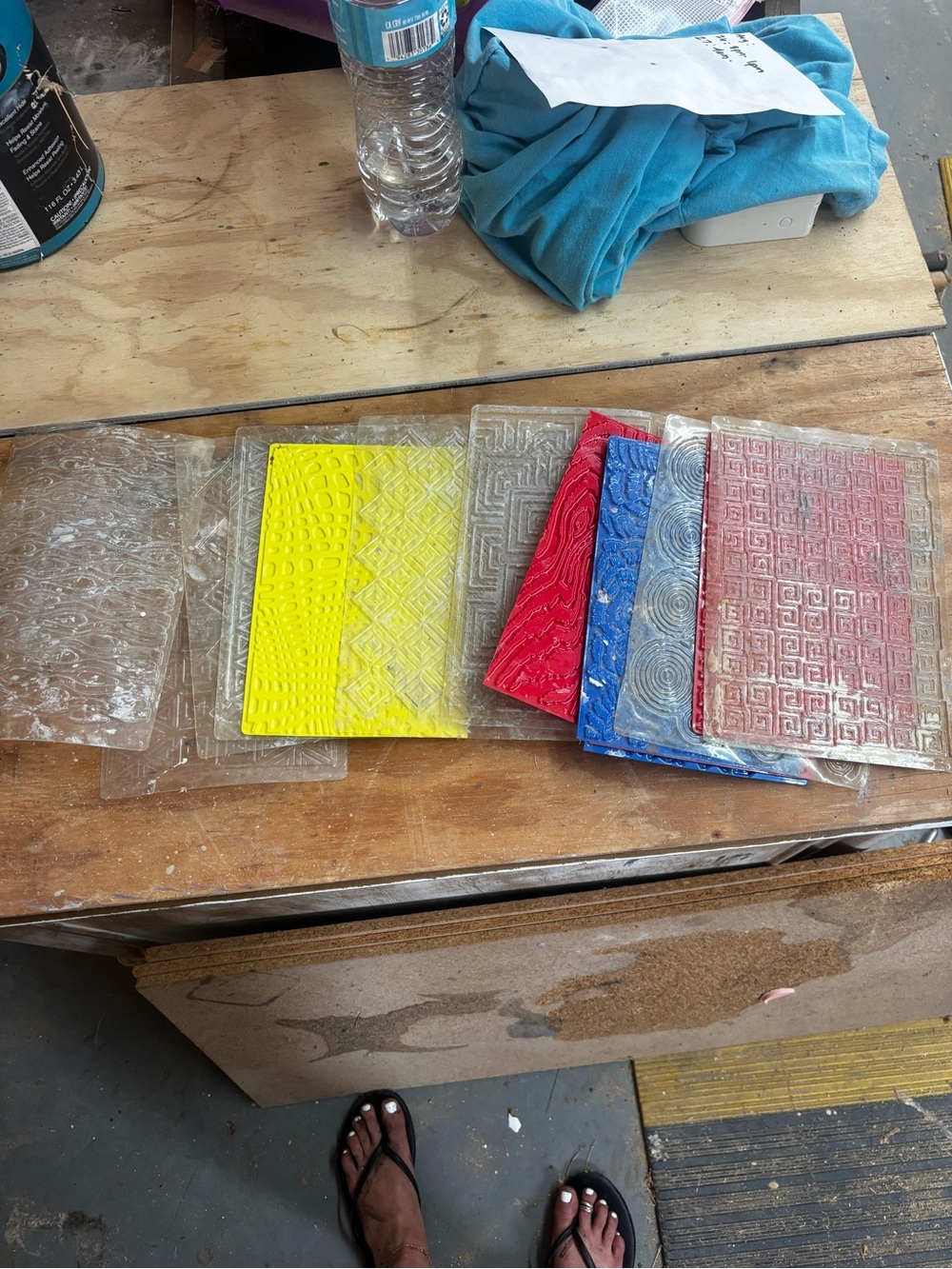 Stencils for clay
